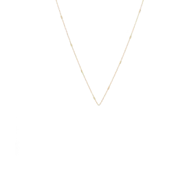 14k tiny bar cable chain