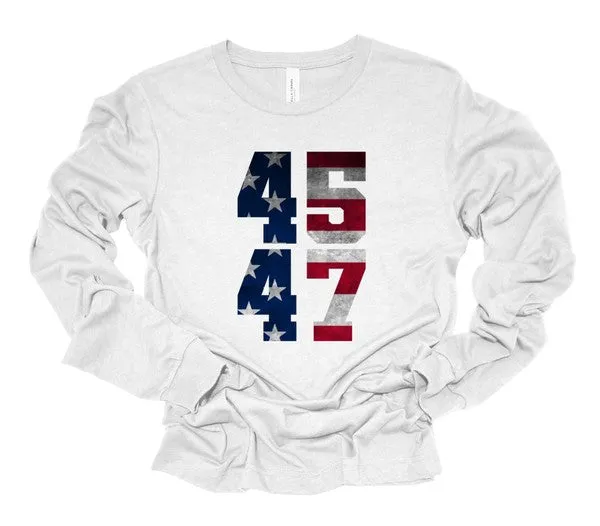 45 47 Long Sleeve Tee