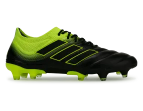 adidas Men's Copa 19.1 FG Off Black/Solar Yellow