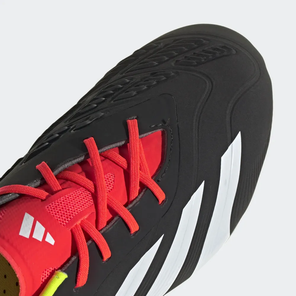 Adidas Predator Elite FG Jnr Football Boots (Black/White/Solar Red)