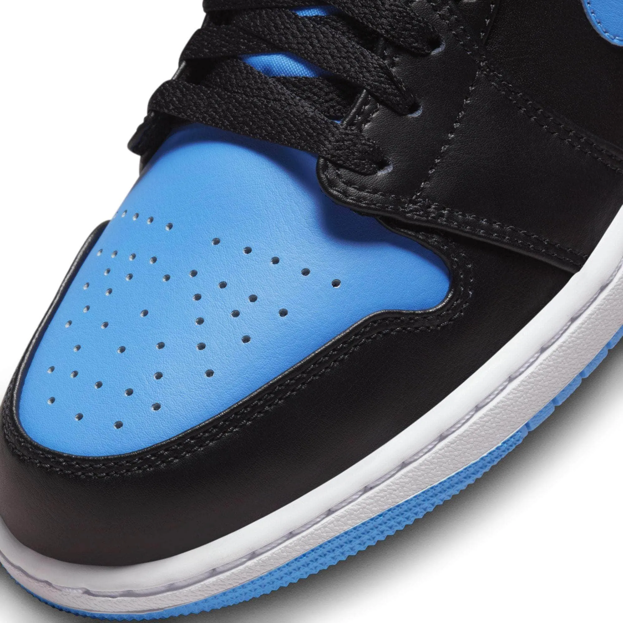 Air Jordan 1 Low "Black University Blue" - Men's