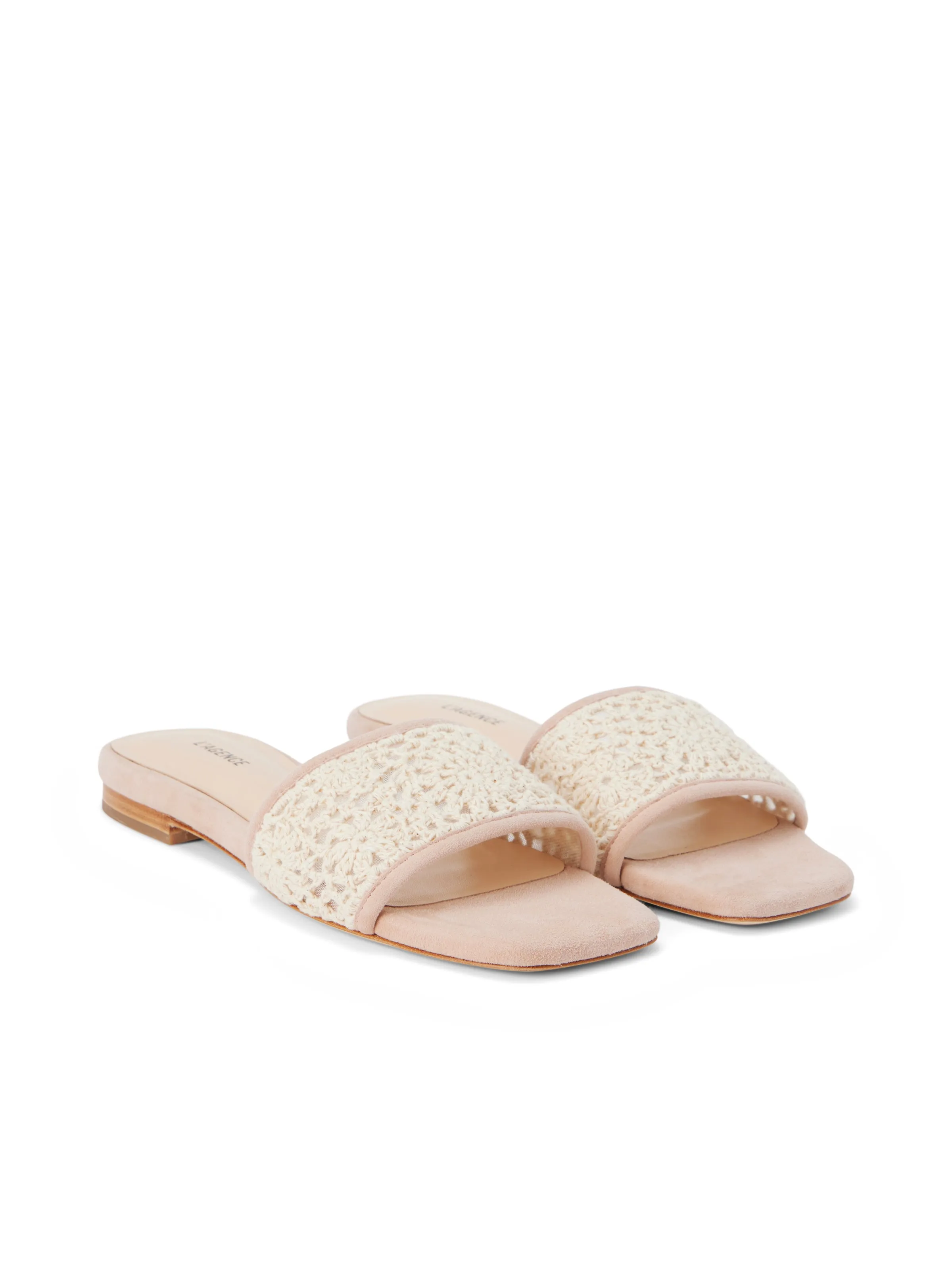 Armelle Crochet Slide Sandal