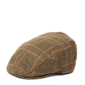 Barbour Crieff Cap Olive / Mixed Herringbone