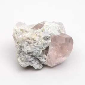 Beryl var. Morganite Terminated - w/ Quartz, Cleavelandite & Mica