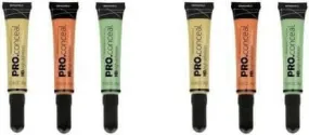 Bingeable HD Pro Conceal (Concealer) Yellow, Green, Orange Concealer (Yellow, Green, Orange) (Pack of 6)