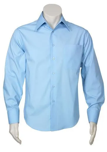 Biz Collection Mens Metro L/S Shirt (SH714)-Clearance