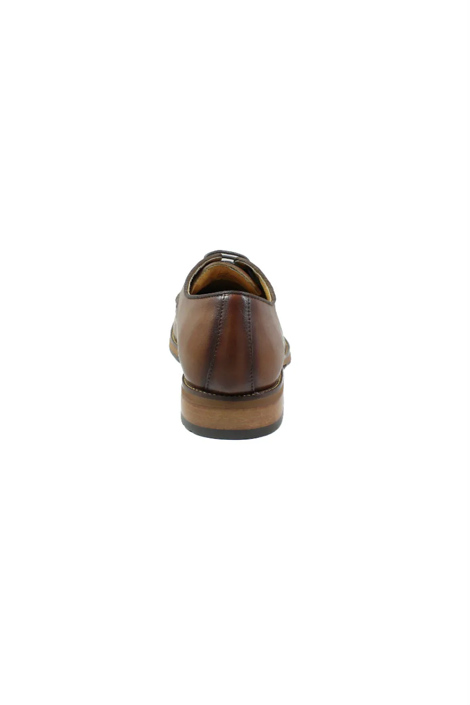 BLAZE PLAIN TOE OXFORD - COGNAC