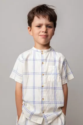 Boys Shirt MarMar Copenhagen Theodor Blue Check