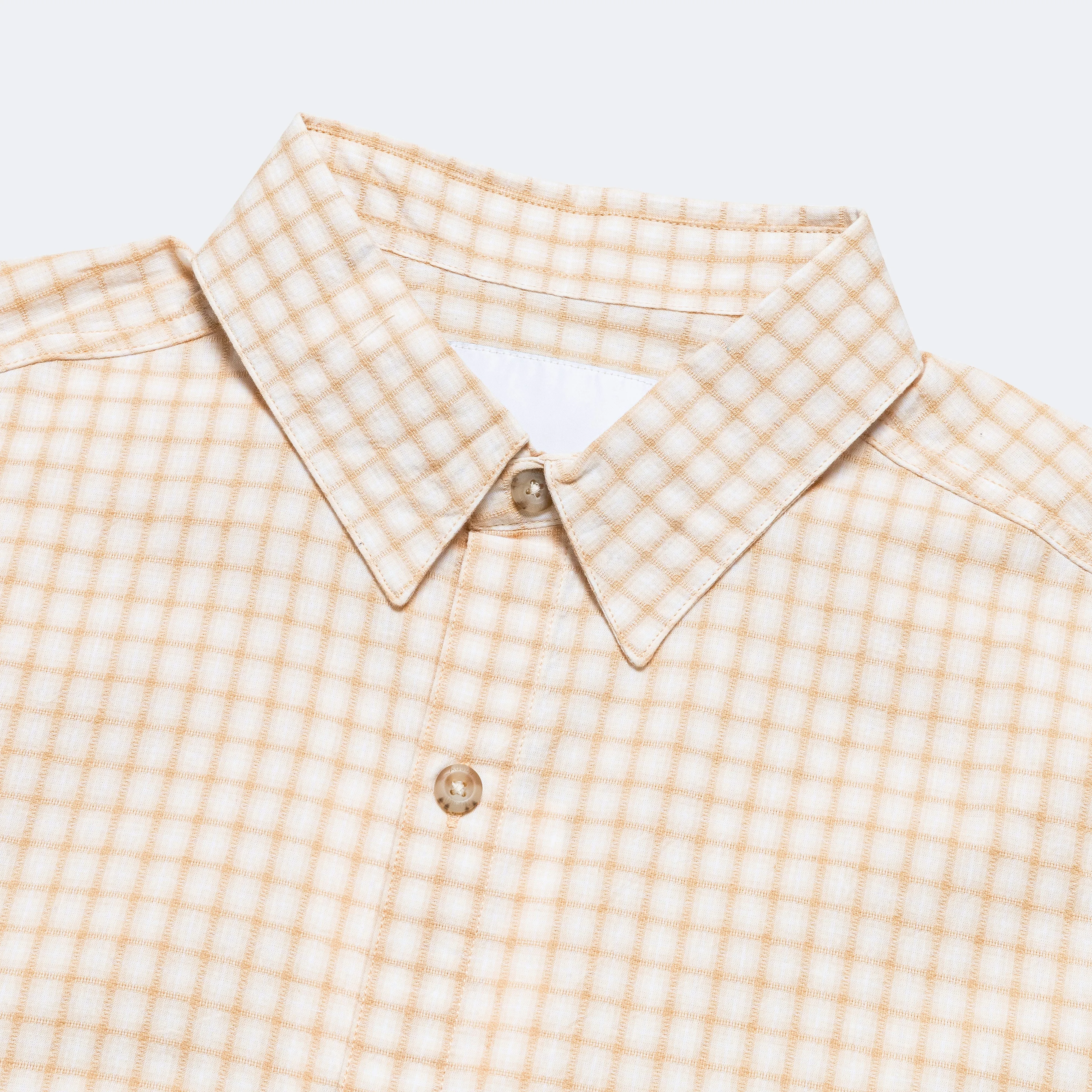 Breezer Shirt - Beige Dobby