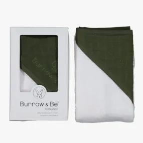 Burrow and Be Hooded Towel Olive