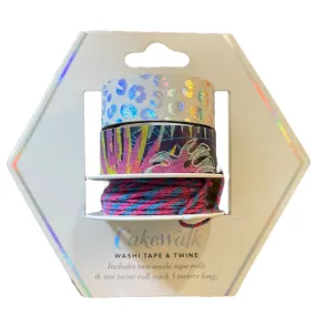 Cakewalk Jungle Animal Print Washi Tape & Twine