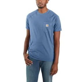 Carhartt Men's Force® Delmont Short Sleeve T-Shirt_Coastal