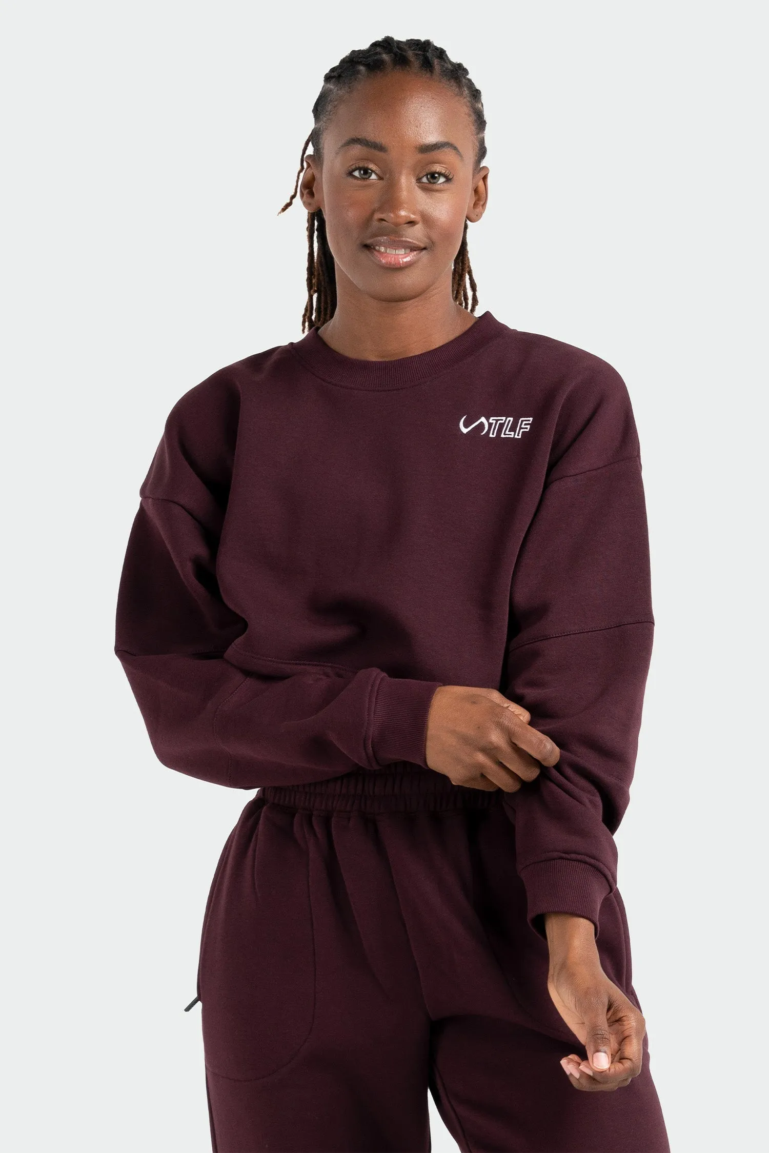 Chill Oversized Crop Sweatshirt