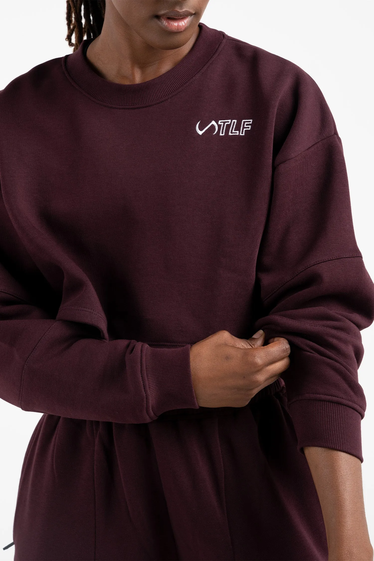 Chill Oversized Crop Sweatshirt