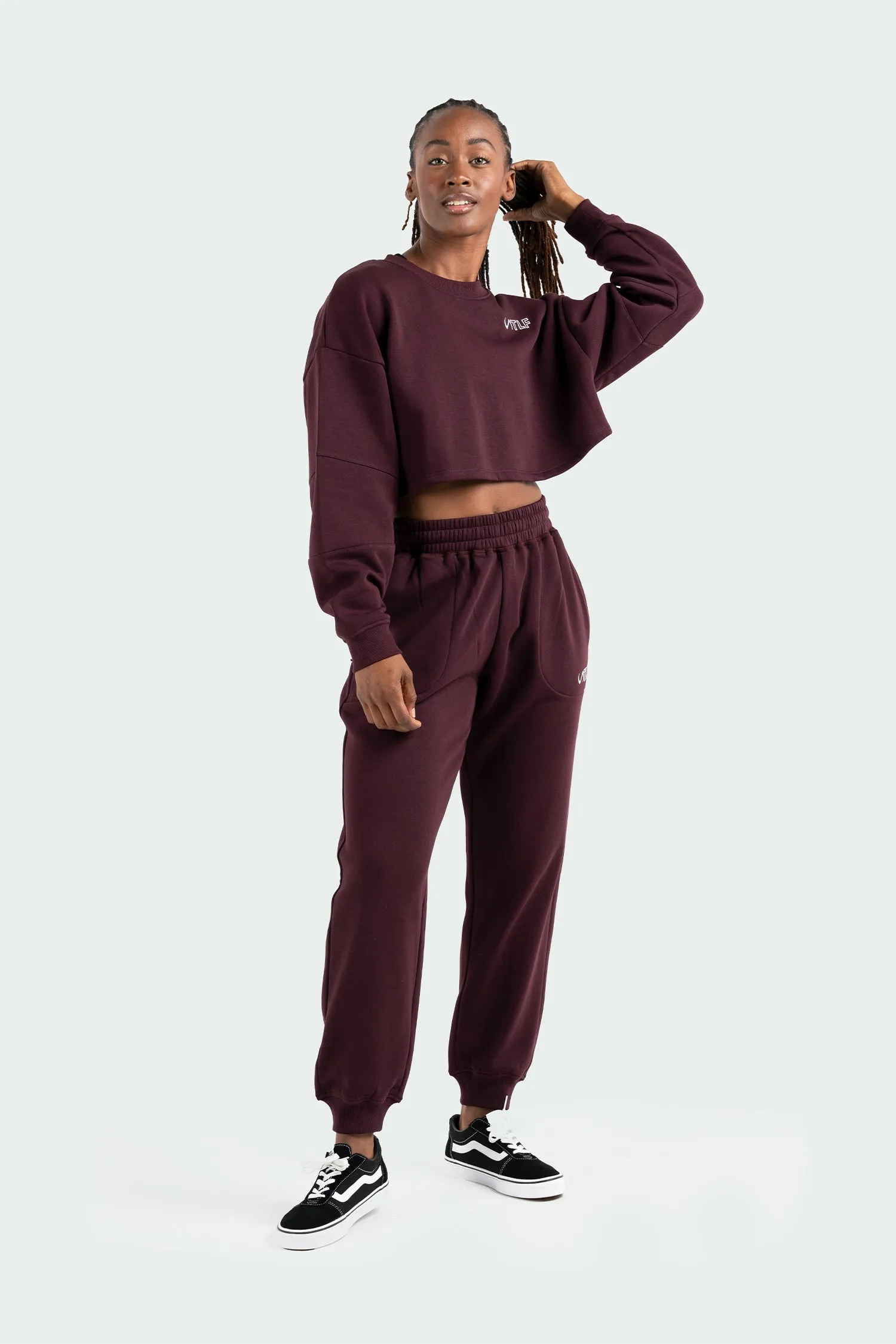 Chill Oversized Crop Sweatshirt