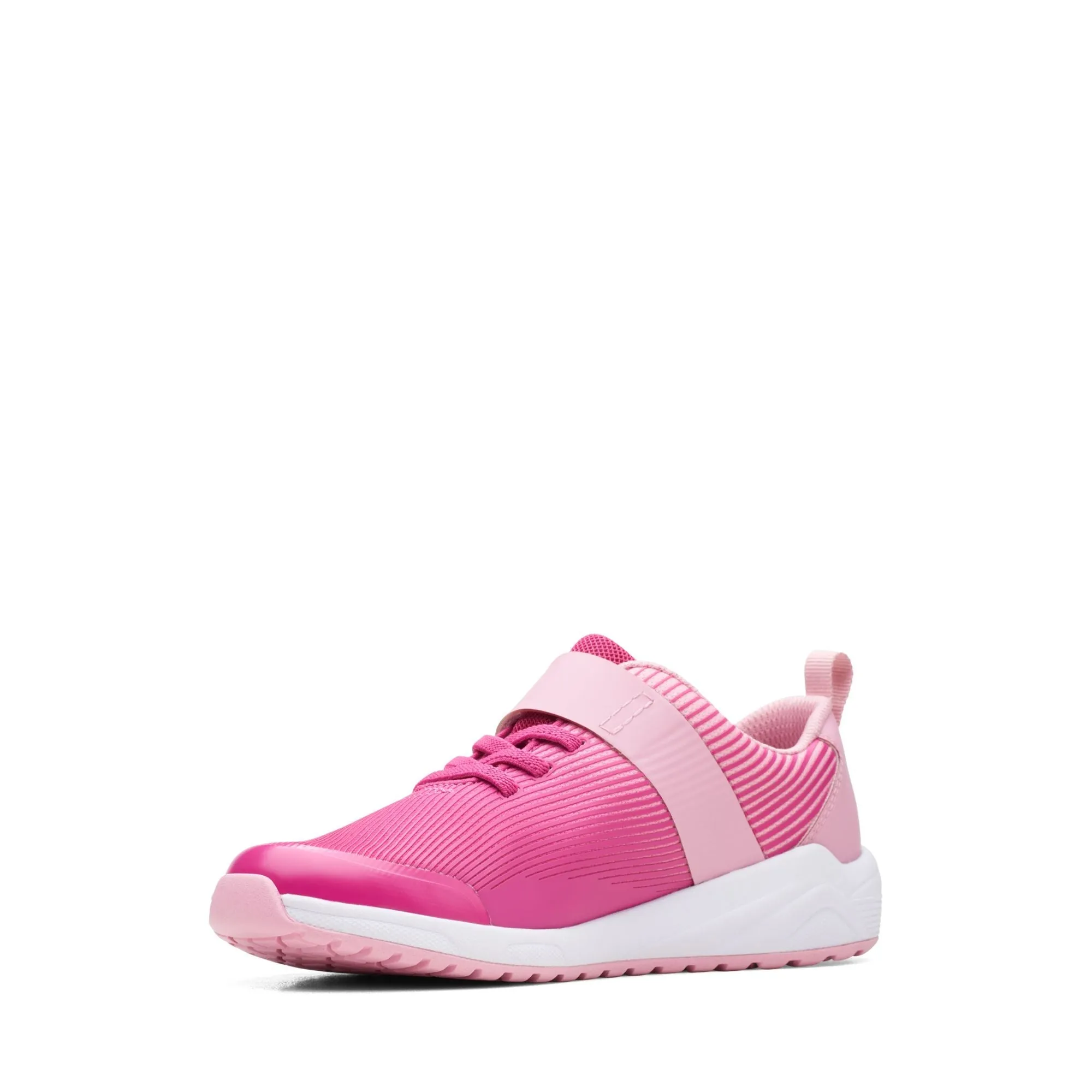 Clarks Aeon Pace Older Kid Pink Interest