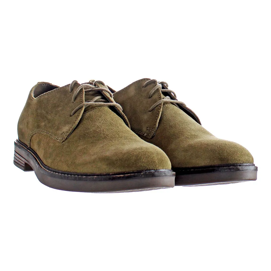 Clarks Paulson Plain Mens Green Shoes