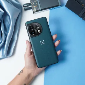 Classic Leather Texture Logo Case - OnePlus