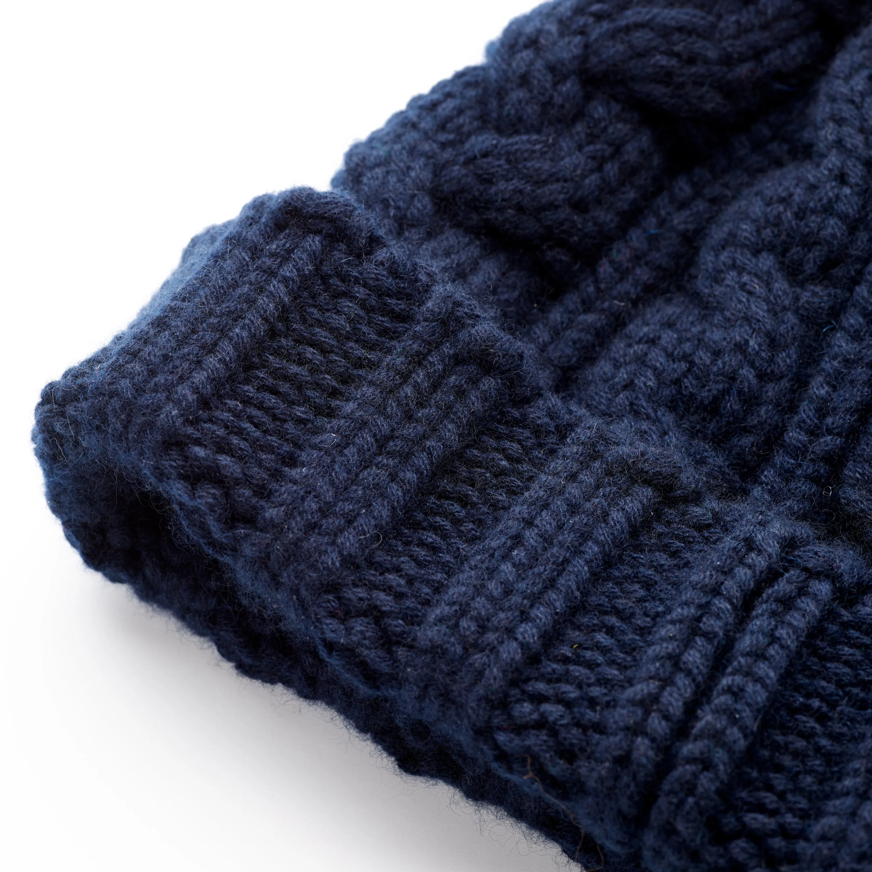 Corgi Cashmere Navy Knitted Cap