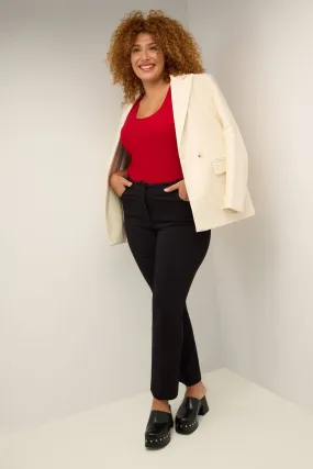 Curvy Tummy Control Pants with 5 Pockets