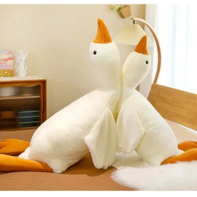 Cute Big White Goose Throw Pillow Plush Toy S4807165