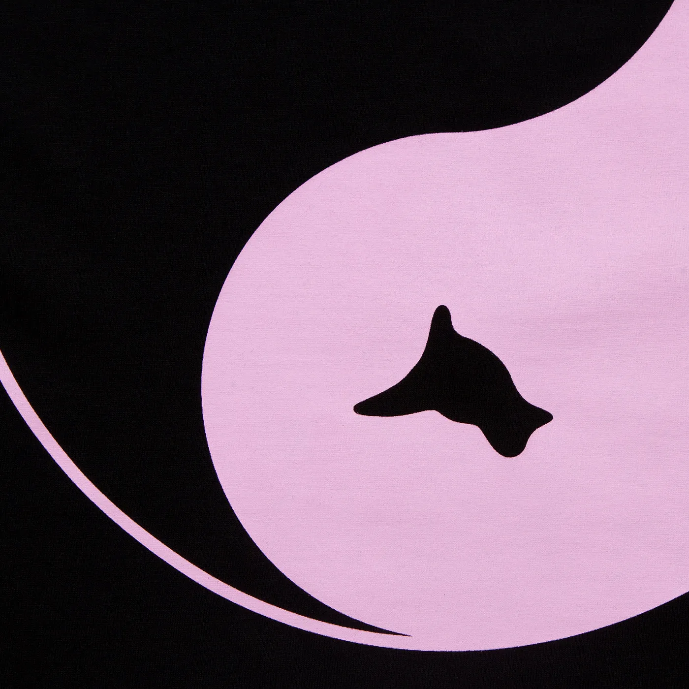 Dove Back Print Pink - Tshirt - Black