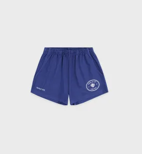 Eden Crest Disco Short - Indigo/White