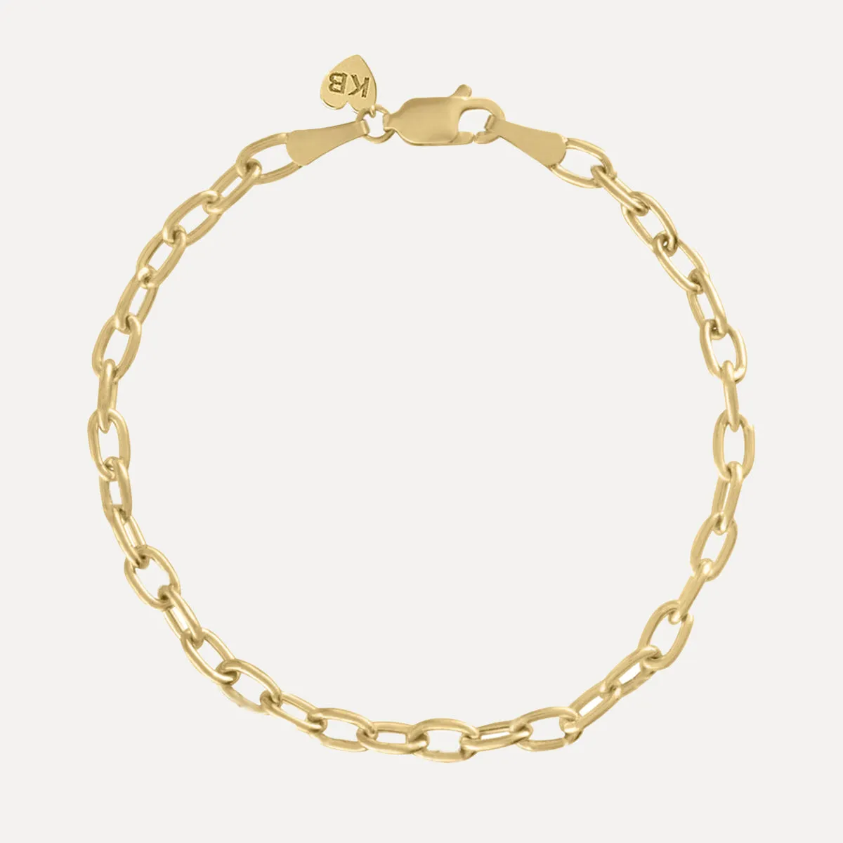 Elongated Cable Chain Bracelet