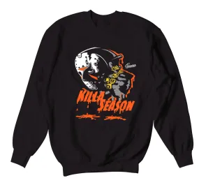 Foamposite Shattered Backboard Sweater - Killa Season - Black