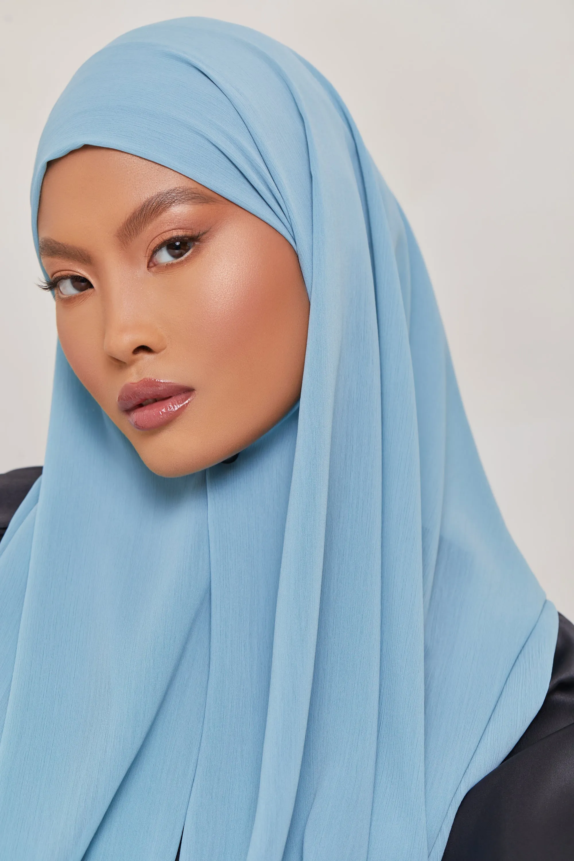 Georgette Crepe Hijab - Sea Breeze