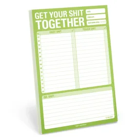 Get Your Shit Together Pad in Green