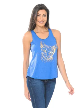 Gold Foil Cat Tank