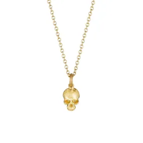 Golden Skull Necklace