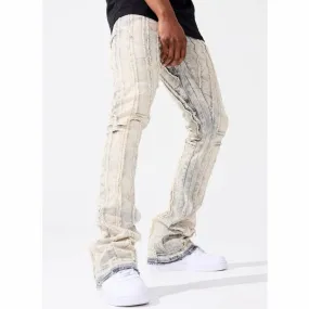 Jordan Craig Ross Stacked Brazen Denim (Bone White) JRF1107