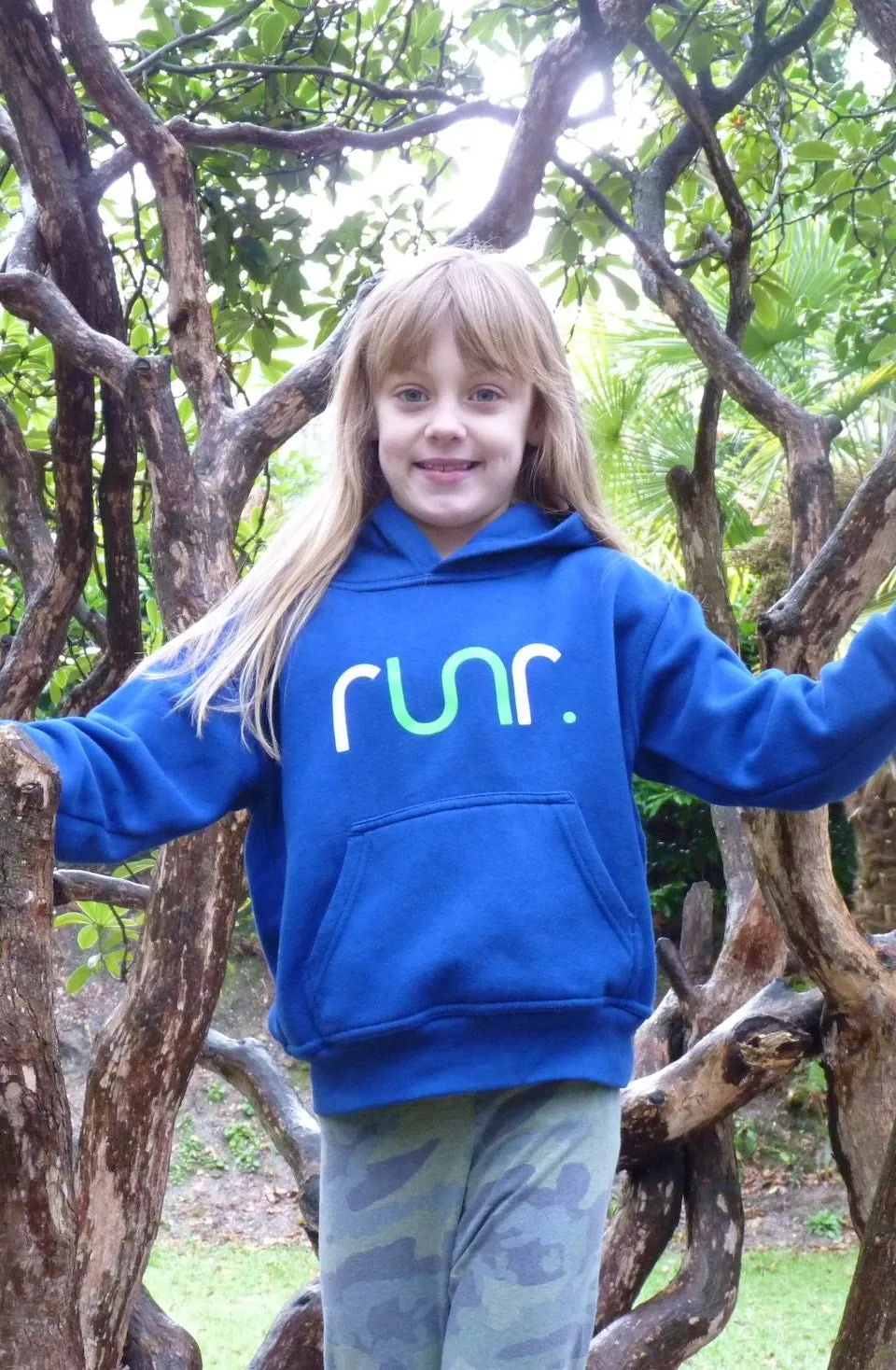 Junior Runr Hoodie - Blue