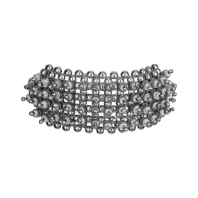 Khutulun 3D Cuff in Silver