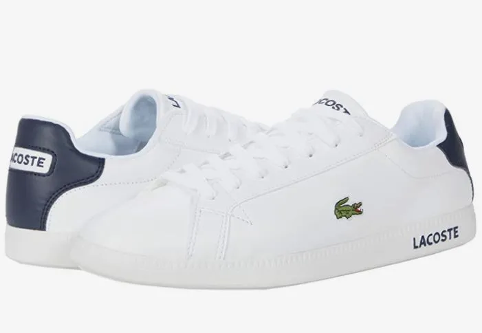 LACOSTE Graduate BL21 1 SMA Men | White/Navy (7-41SMA0012042)