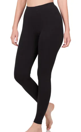 Lecia Basic Leggings-Black