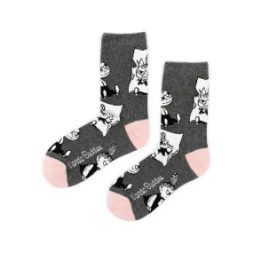 Little My Socks Grey / Pink - Nordicbuddies