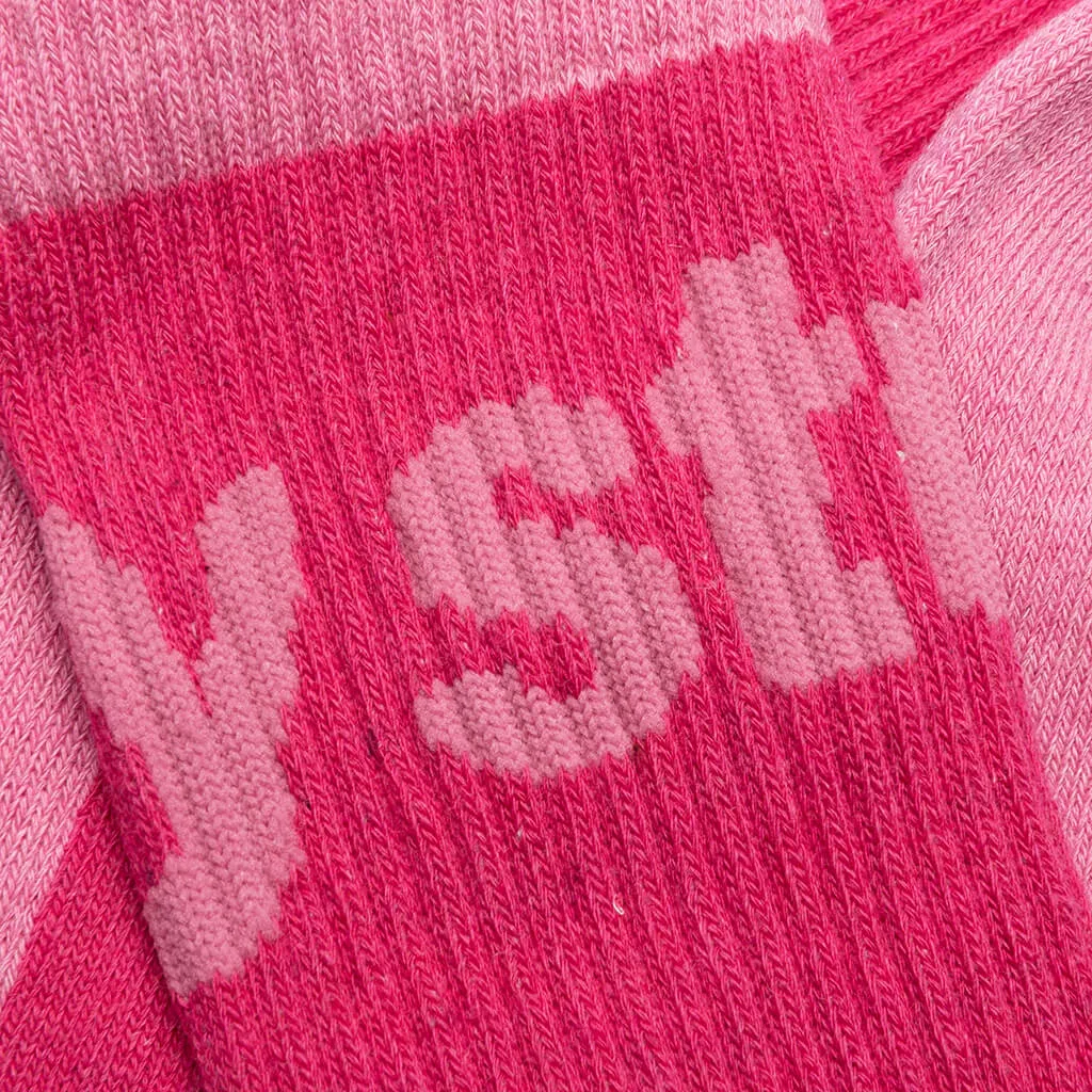 Logo Jaquard Trail Socks - Pink