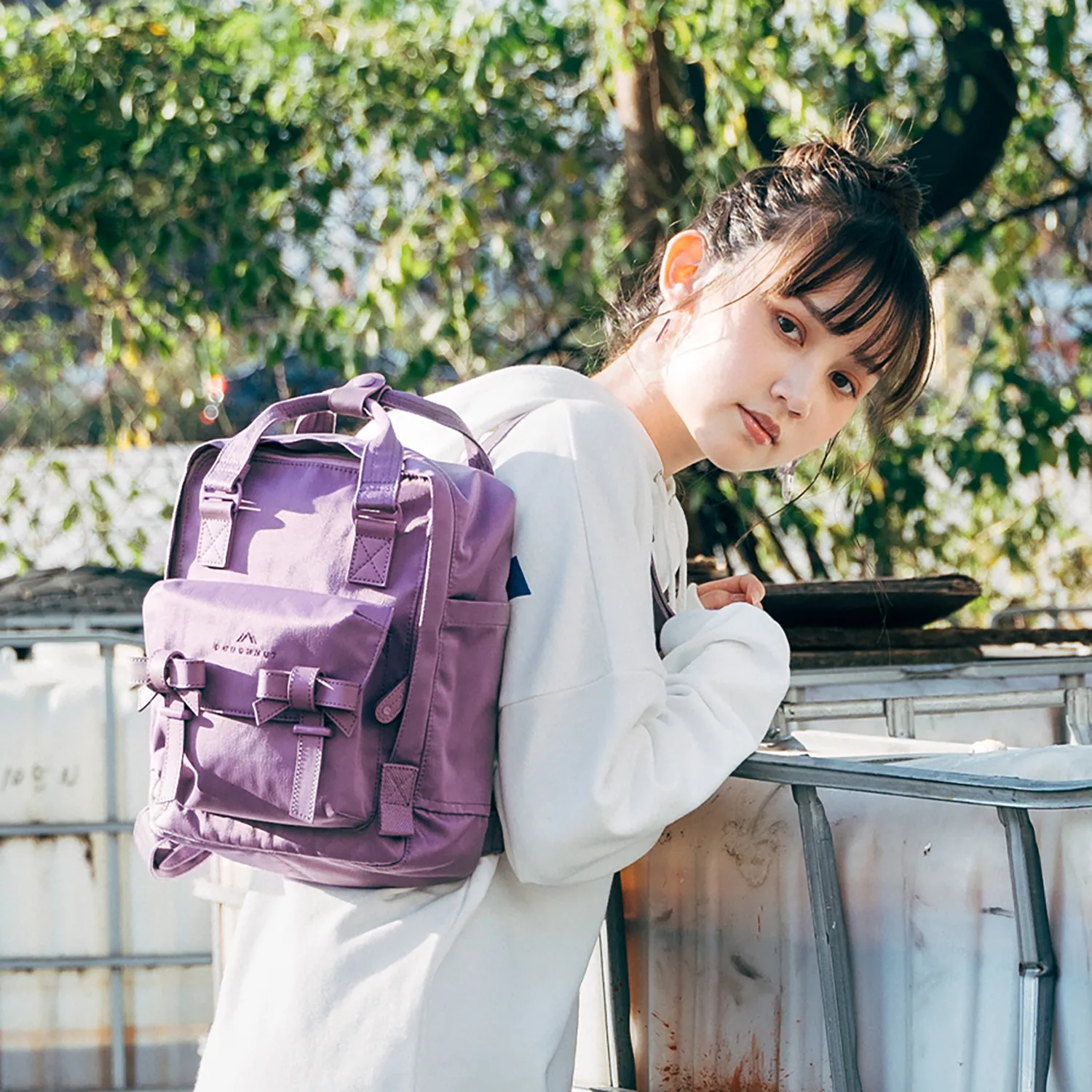 Macaroon Mini Ribbon Series Backpack