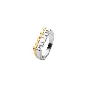 MOM Ring, Gold/Silver