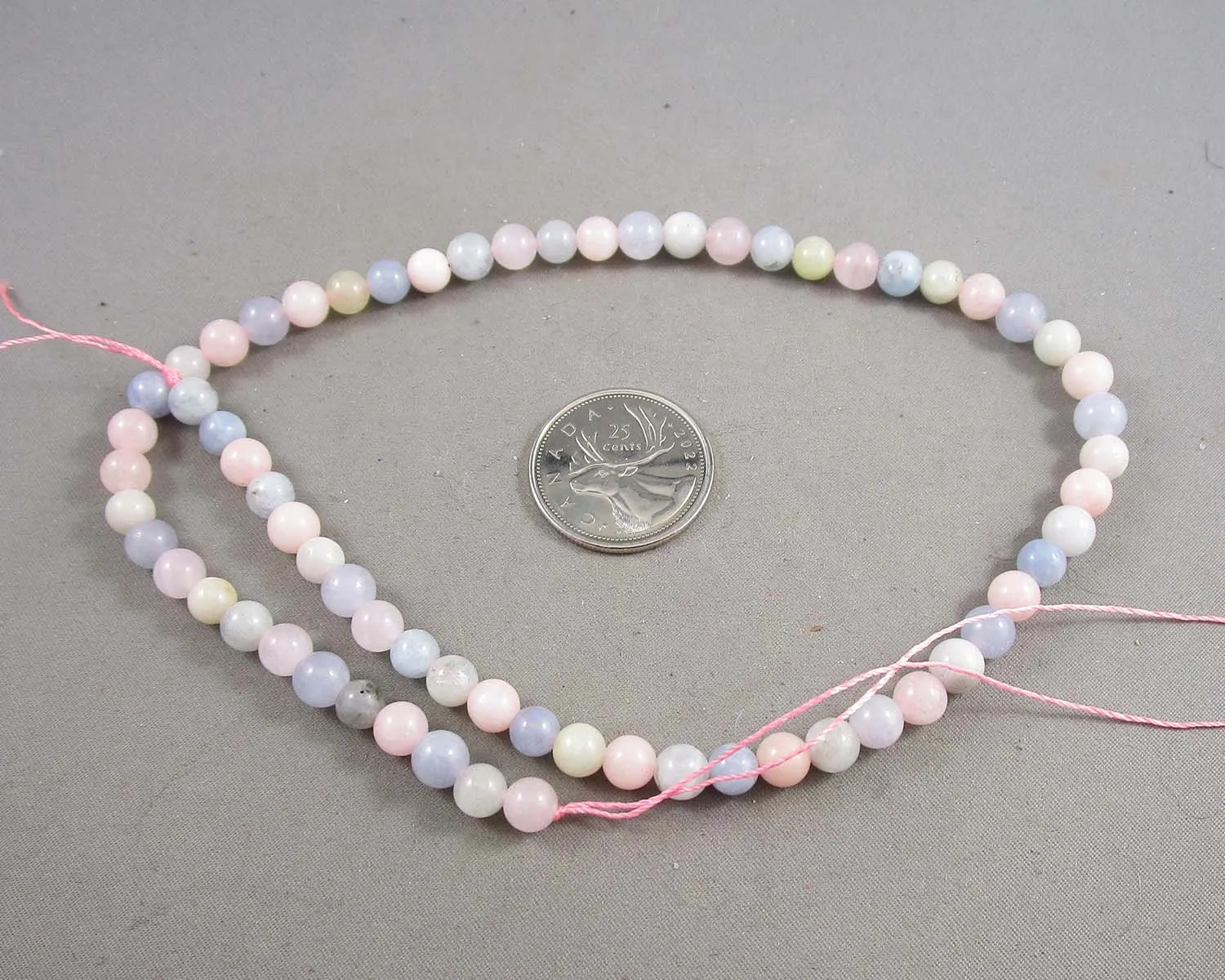 Morganite Gemstone Beads Various Sizes