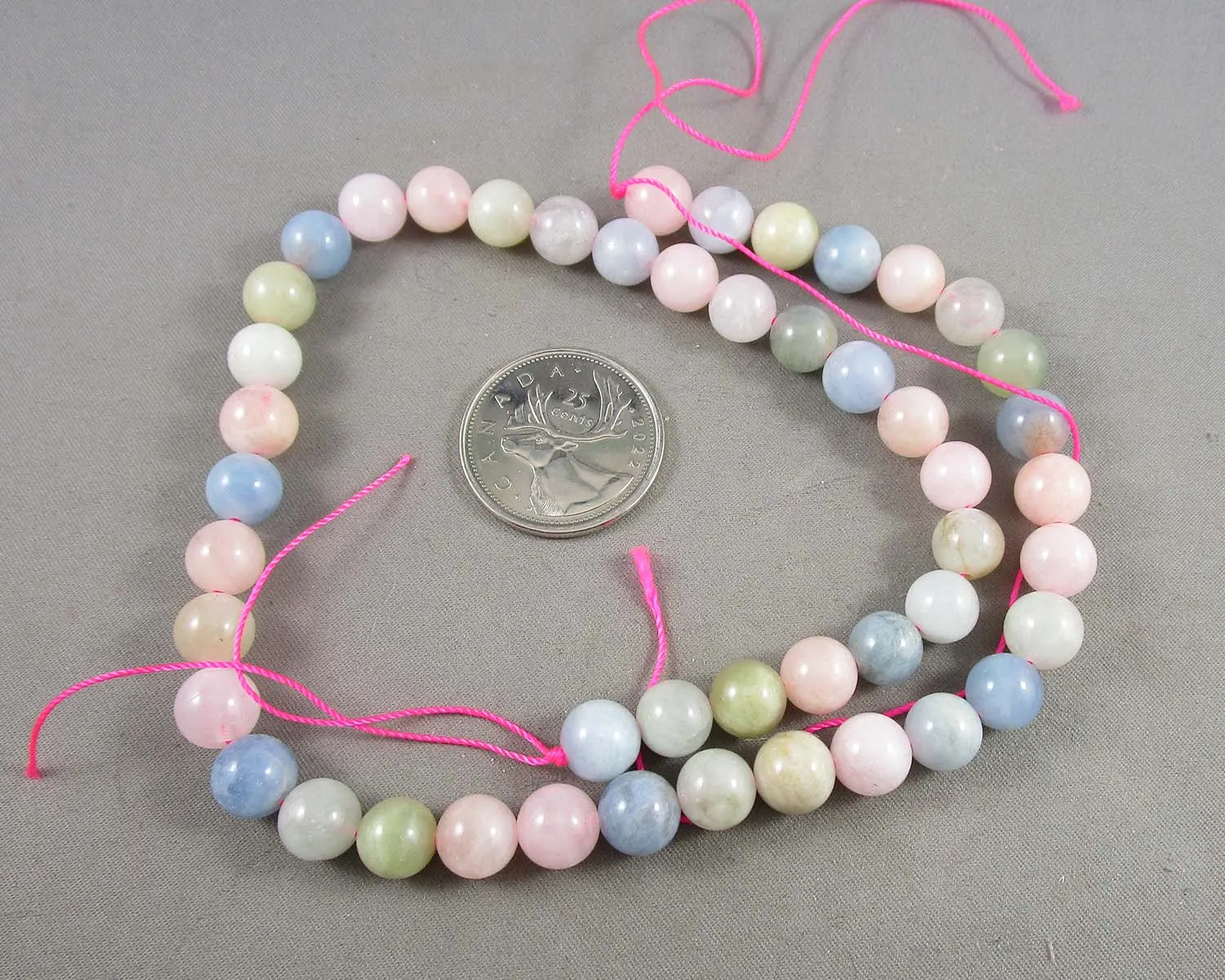 Morganite Gemstone Beads Various Sizes