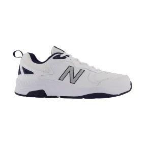 New Balance Men's 857V3 Training Shoes - White/Navy