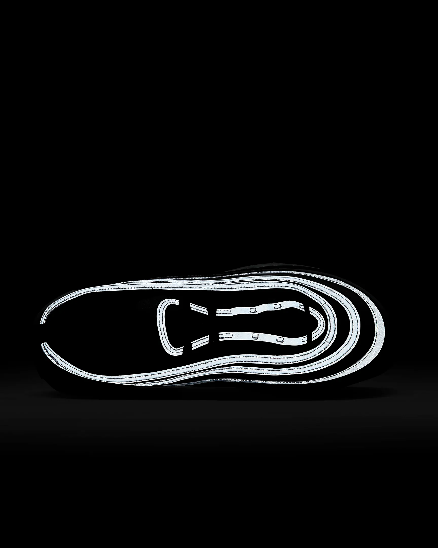 Nike Men's Air Max 97 Shoes - Black / Reflect Silver / Metallic Silver / White