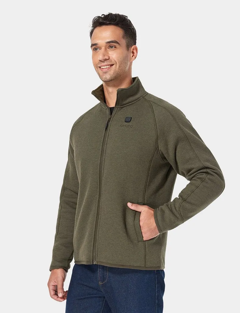 (Open-box) Men's Heated Fleece Jacket with B19G Battery - Army Green