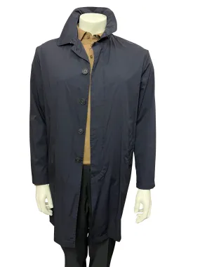 Pal Zileri Mens Light Trench Coat - NAVY