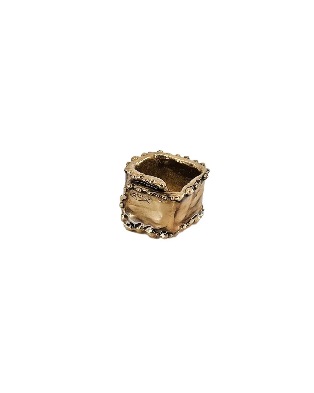 Pesci Che Volano Busta Bronze Ring