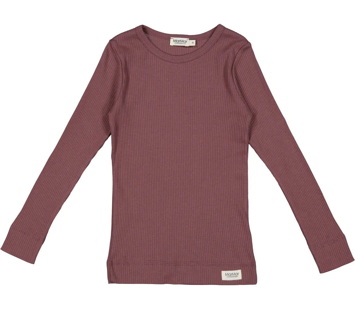 Plain Tee Longsleeve Mahogany